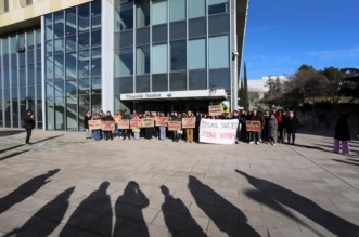 Rijeka: Prosvjed podrške riječkih studenata kolegama u Srbiji Rijeka: Prosvjed podrške riječkih studenata kolegama u Srbiji
