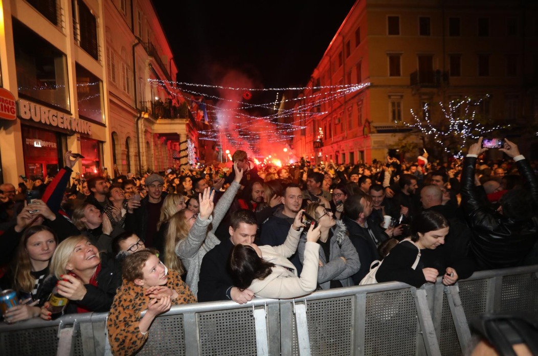 Doček Nove godine u Rijeci na Korzu Doček Nove godine u Rijeci na Korzu