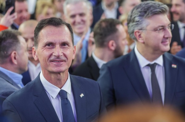 Zagreb: Dolazak Dragana Primorca i premijera Andreja Plenkovića u izborni stožer
