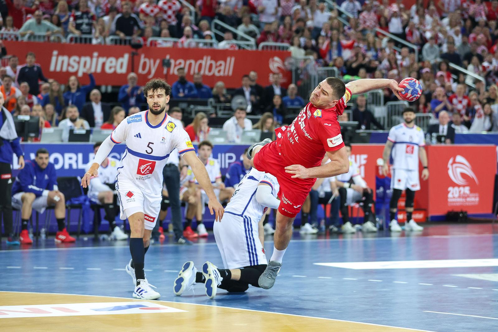 IHF Svjetsko rukometno prvenstvo 2025., polufinale, Francuska – Hrvatska
