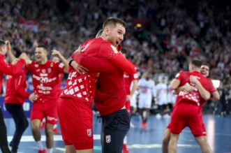 Zagreb: Slavlje rukometaša Hrvatske nakon pobjede nad Francuskom i prolaska u finale Svjetskog prvenstva Zagreb: Slavlje rukometaša Hrvatske nakon pobjede nad Francuskom i prolaska u finale Svjetskog prvenstva
