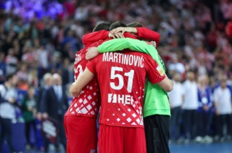 Zagreb: Slavlje rukometaša Hrvatske nakon pobjede nad Francuskom i prolaska u finale Svjetskog prvenstva Zagreb: Slavlje rukometaša Hrvatske nakon pobjede nad Francuskom i prolaska u finale Svjetskog prvenstva