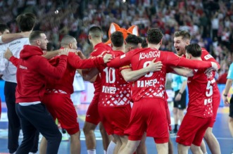 Zagreb: Slavlje rukometaša Hrvatske nakon pobjede nad Francuskom i prolaska u finale Svjetskog prvenstva Zagreb: Slavlje rukometaša Hrvatske nakon pobjede nad Francuskom i prolaska u finale Svjetskog prvenstva