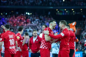 Zagreb: Slavlje rukometaša Hrvatske nakon pobjede nad Francuskom i prolaska u finale Svjetskog prvenstva Zagreb: Slavlje rukometaša Hrvatske nakon pobjede nad Francuskom i prolaska u finale Svjetskog prvenstva