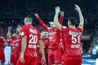 Zagreb: Slavlje rukometaša Hrvatske nakon pobjede nad Francuskom i prolaska u finale Svjetskog prvenstva Zagreb: Slavlje rukometaša Hrvatske nakon pobjede nad Francuskom i prolaska u finale Svjetskog prvenstva