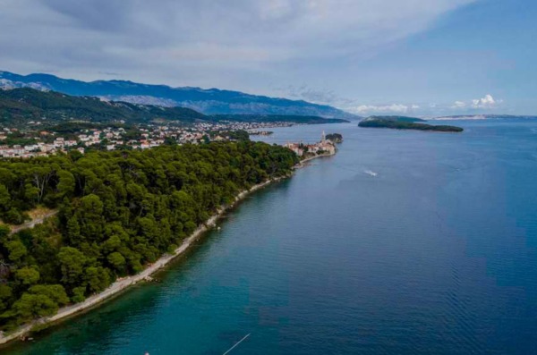 Panorama Rab šuma
