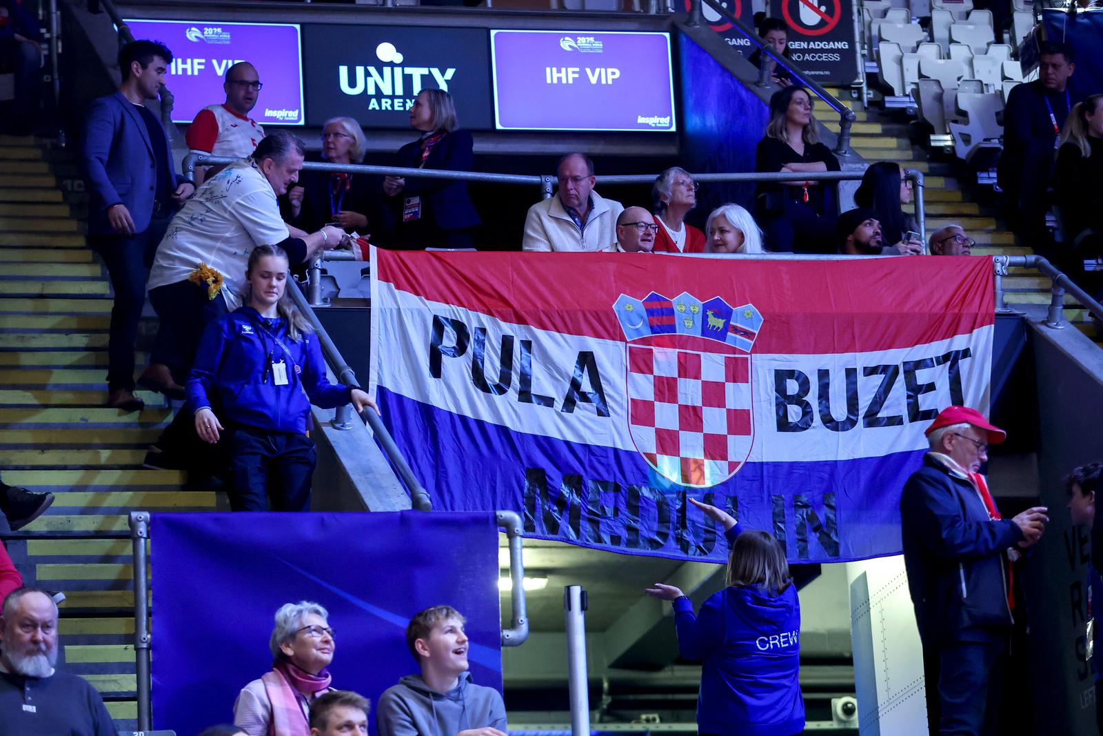 IHF Svjetsko rukometno prvenstvo 2025., finale, Hrvatska – Danska, navijači IHF Svjetsko rukometno prvenstvo 2025., finale, Hrvatska – Danska, navijači
