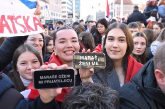 Zagreb: Svečani doček rukometaša nakon osvojenog srebra na Svjetskom prvenstvu