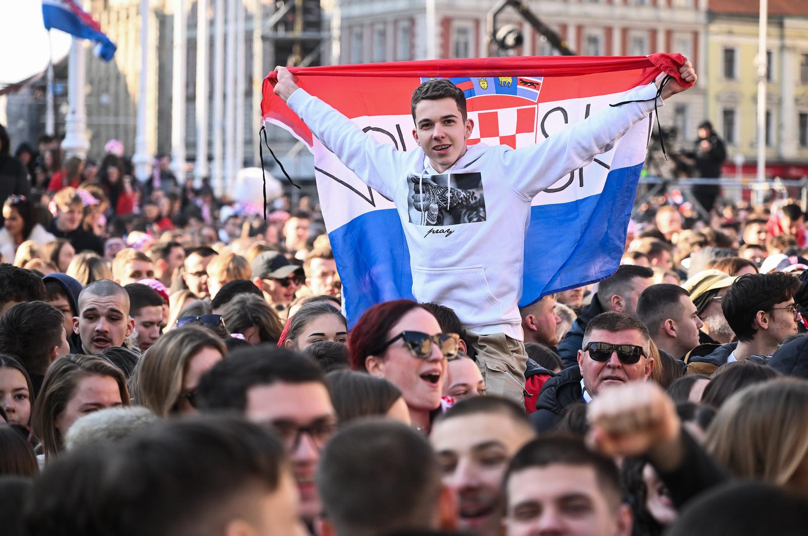 Zagreb: Svečani doček rukometaša nakon osvojenog srebra na Svjetskom prvenstvu