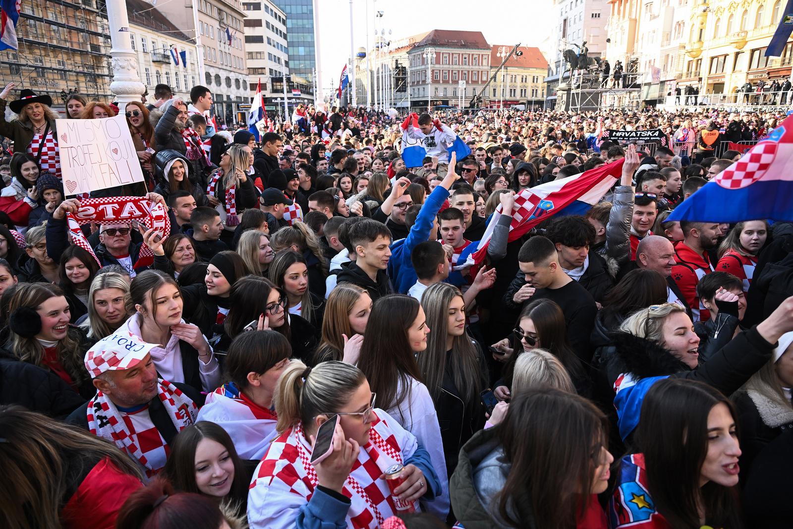 Zagreb: Svečani doček rukometaša nakon osvojenog srebra na Svjetskom prvenstvu