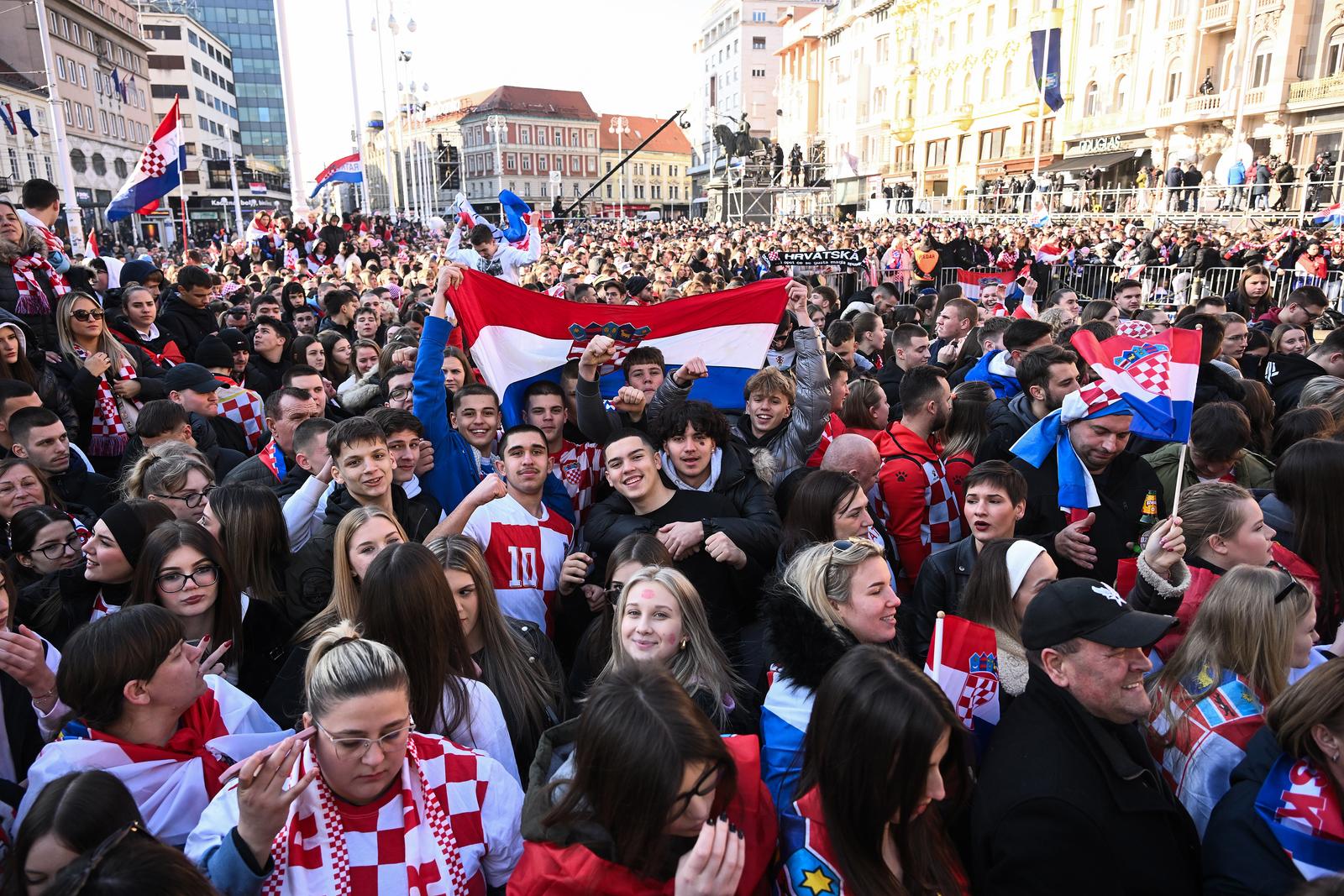 Zagreb: Svečani doček rukometaša nakon osvojenog srebra na Svjetskom prvenstvu