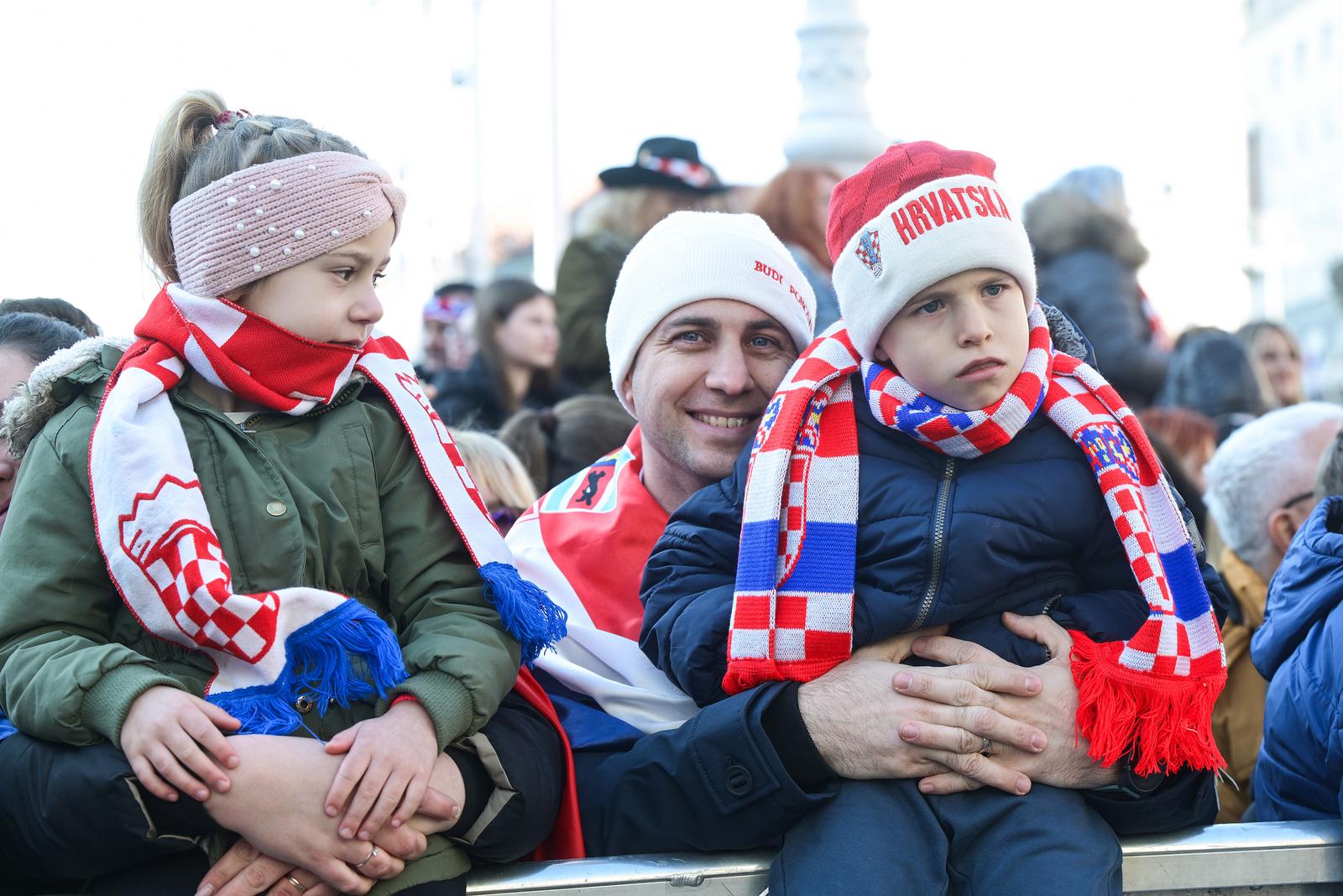 Zagreb: Svečani doček rukometaša nakon osvojenog srebra na Svjetskom prvenstvu