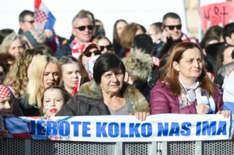 Zagreb: Svečani doček rukometaša nakon osvojenog srebra na Svjetskom prvenstvu