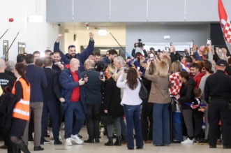 Zagreb: Rukometaši sletjeli u zračnu luku nakon osvojenog srebra na Svjetskom prvenstvu
