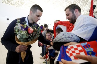 Zagreb: Rukometaši sletjeli u zračnu luku nakon osvojenog srebra na Svjetskom prvenstvu