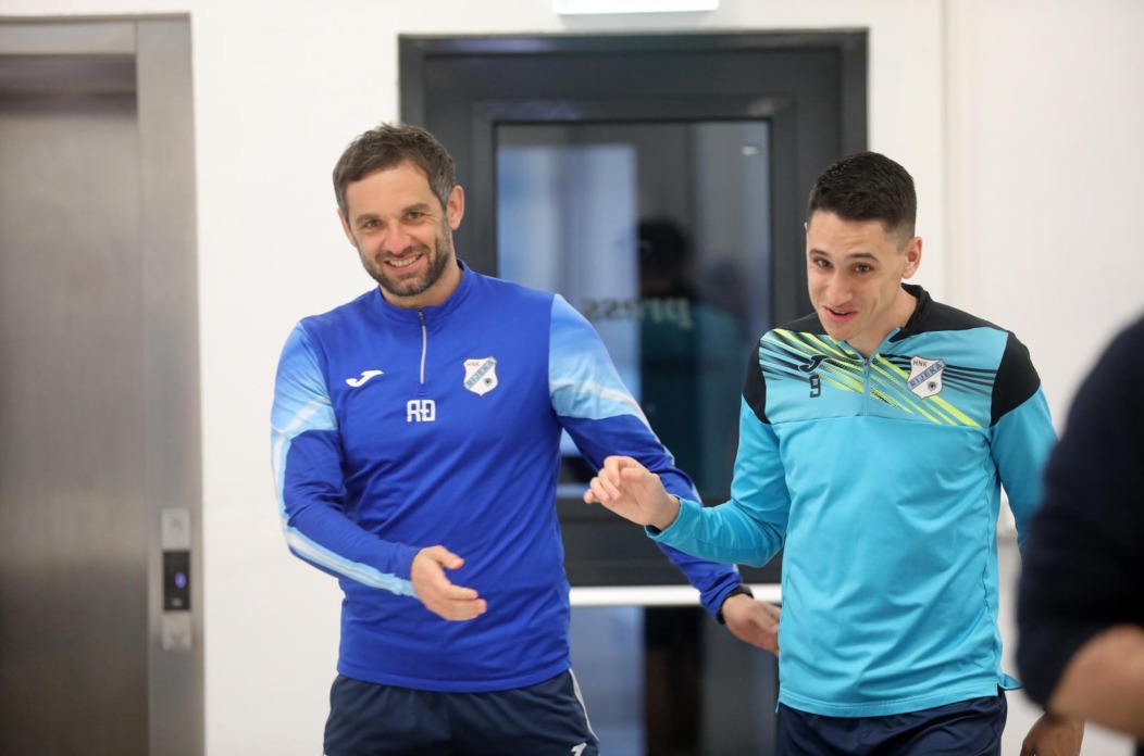 Rijeka: Radomir Đalović i Luka Menalo na konferenciji za medije Rijeka: Radomir Đalović i Luka Menalo na konferenciji za medije