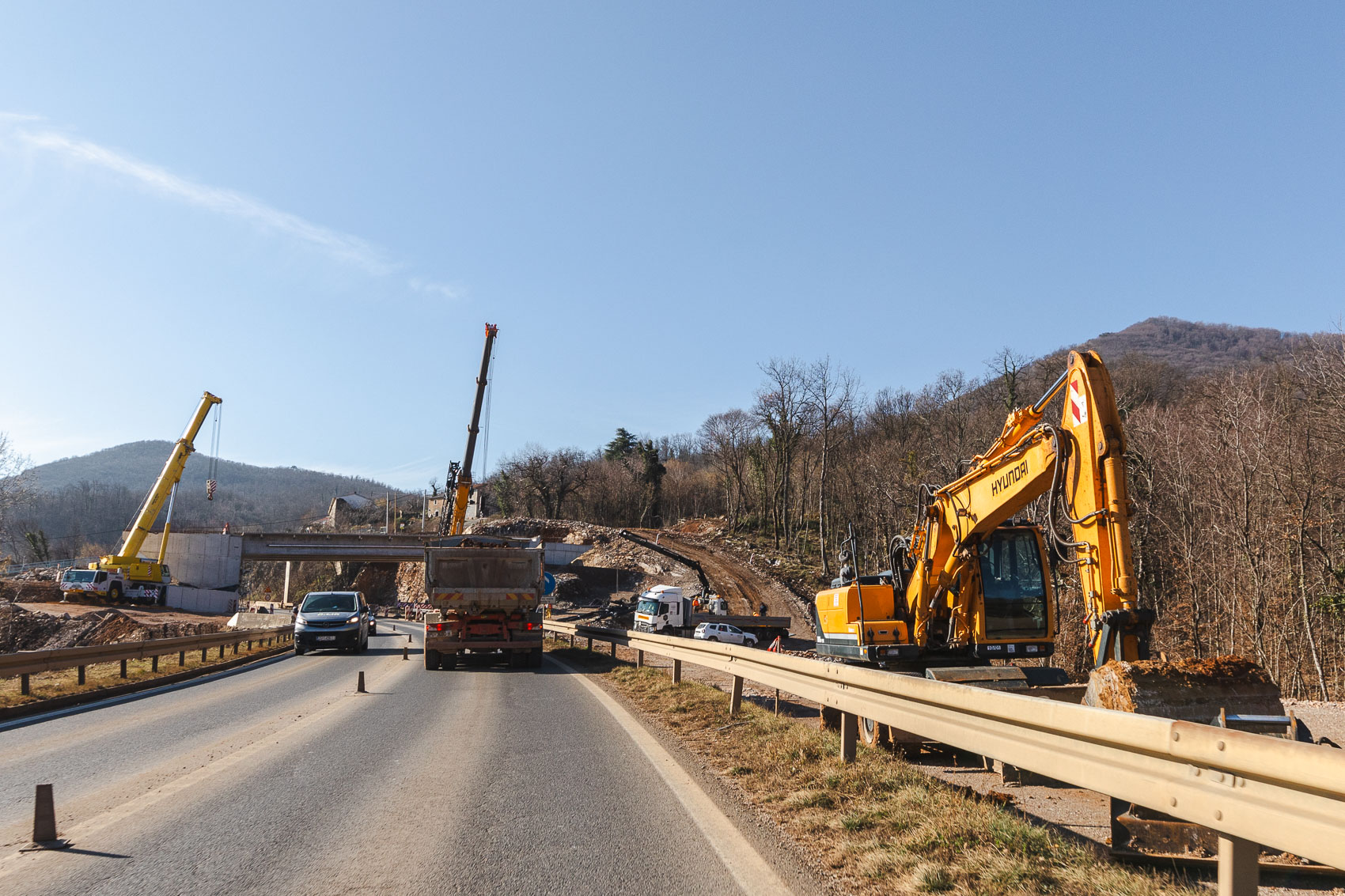 Radovi dionica Učka autoput cesta-5099
