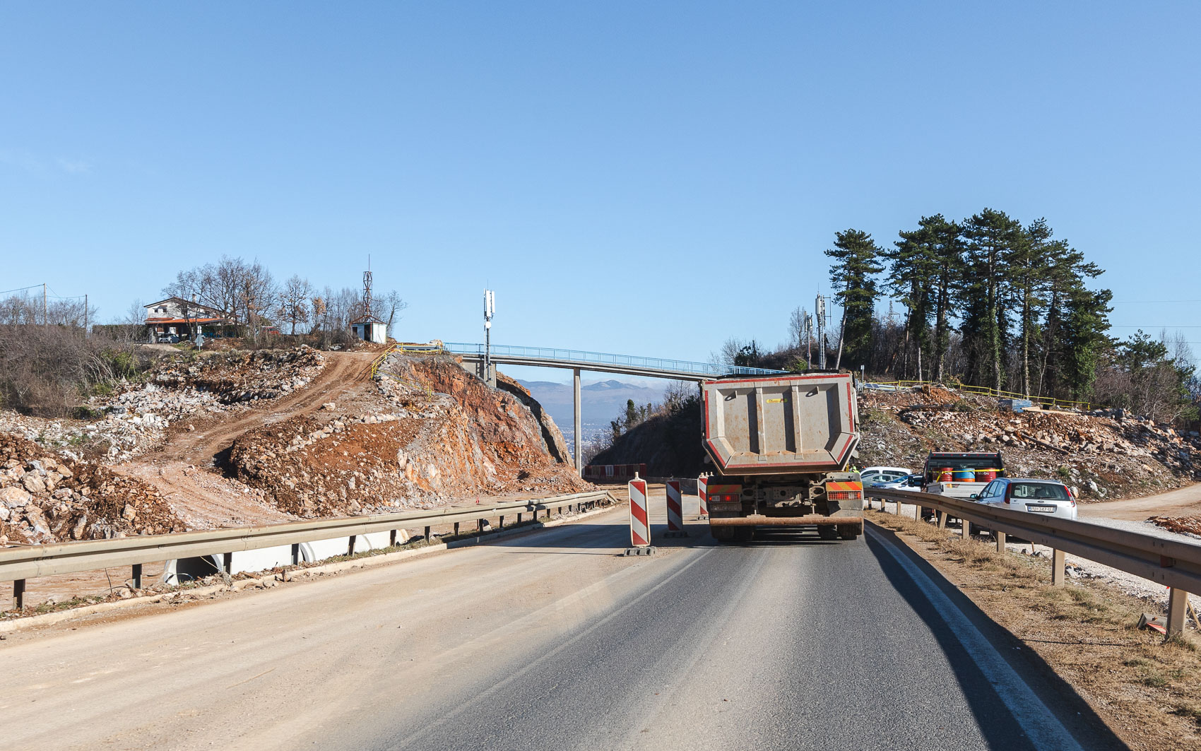 Radovi dionica Učka autoput cesta-5242