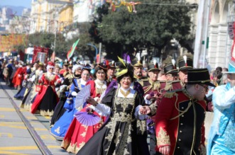 Rijeka: Povorka maškara na Riječkom karnevalu