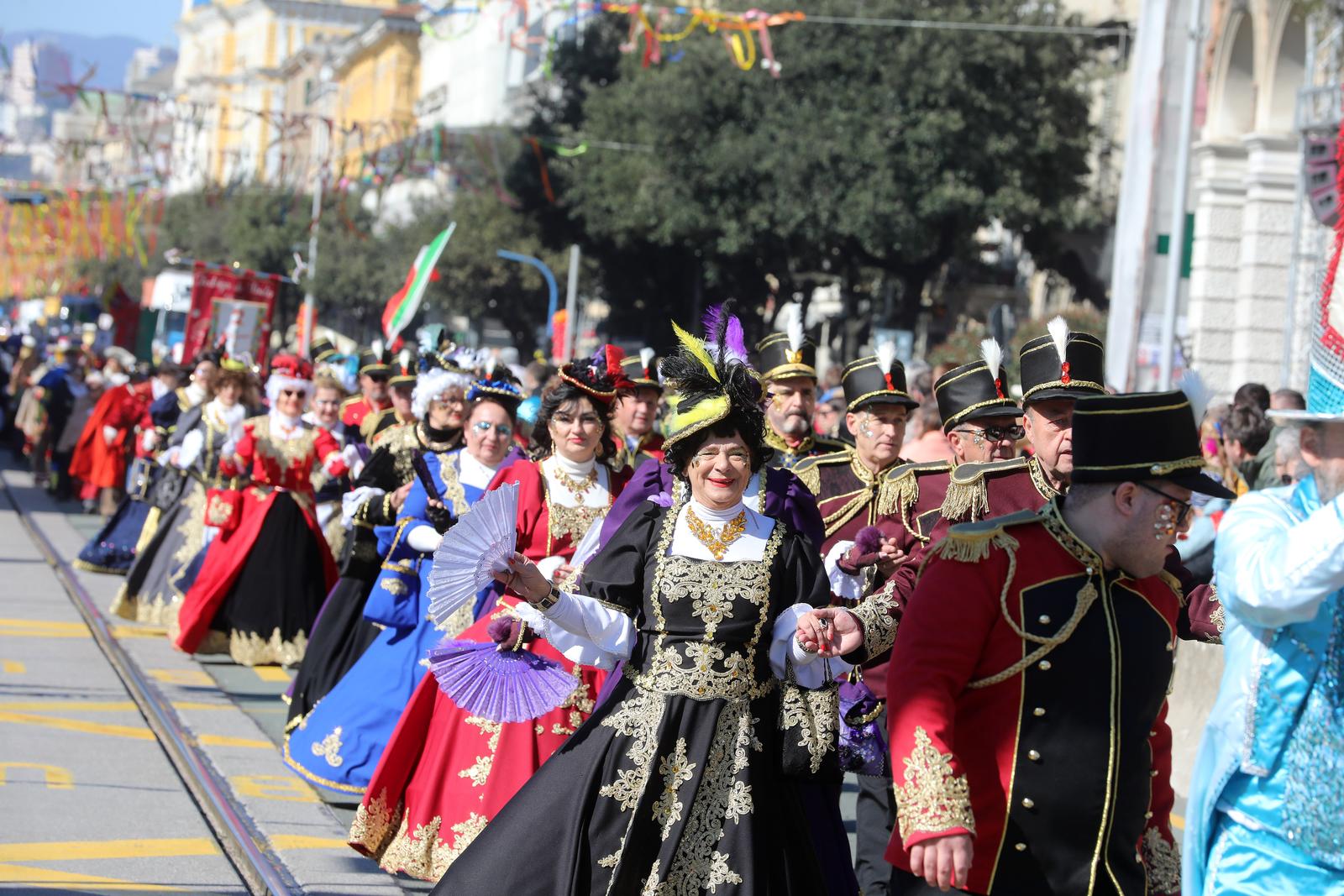 Rijeka: Povorka maškara na Riječkom karnevalu