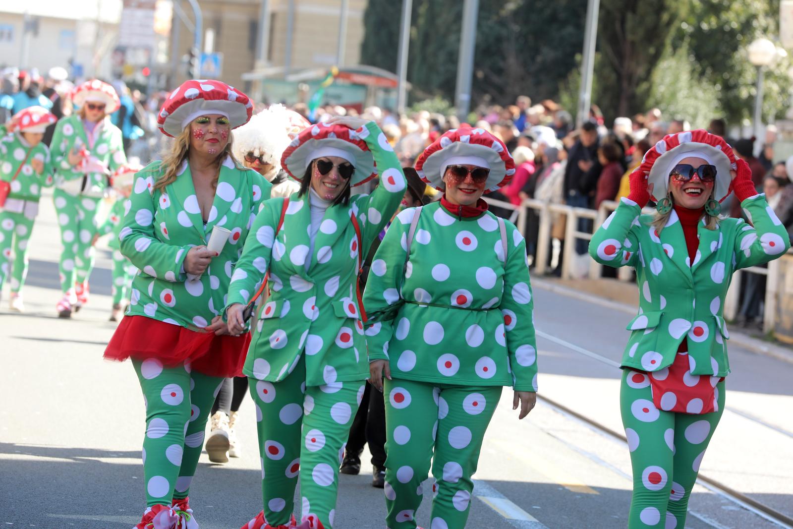 Rijeka: Povorka maškara na Riječkom karnevalu
