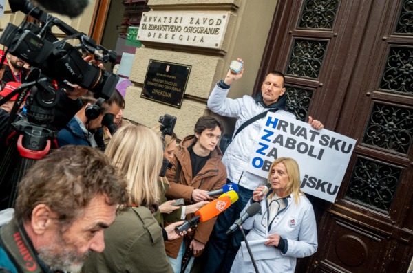 Zagreb:  Prosvjed KoHom, Koordinacija hrvatske obiteljske medicine