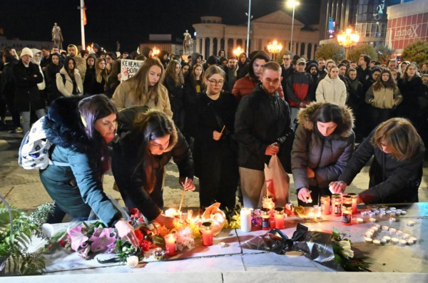 Skoplje: Komemorativni skup nakon tragičnog požara u noćnom klubu