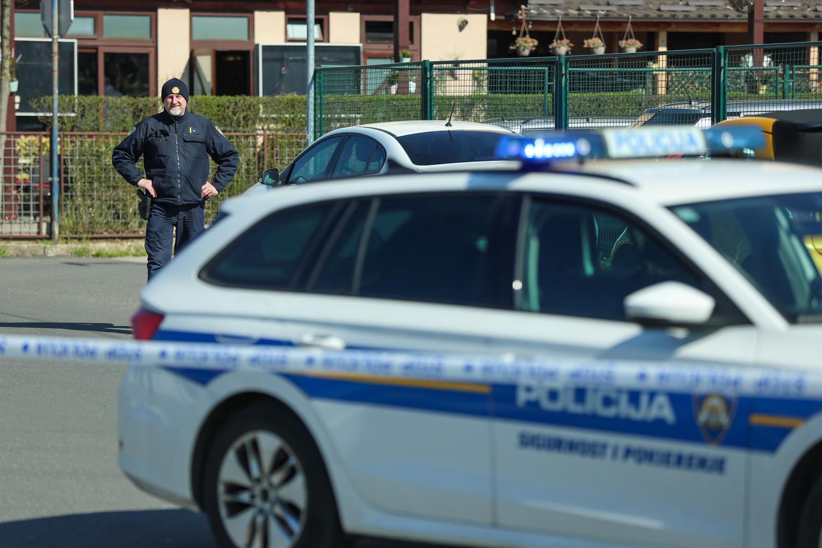 Zagreb: Policijski očevid u Dubravi gdje je jutros došlo do pucnjave Zagreb: Policijski očevid u Dubravi gdje je jutros došlo do pucnjave