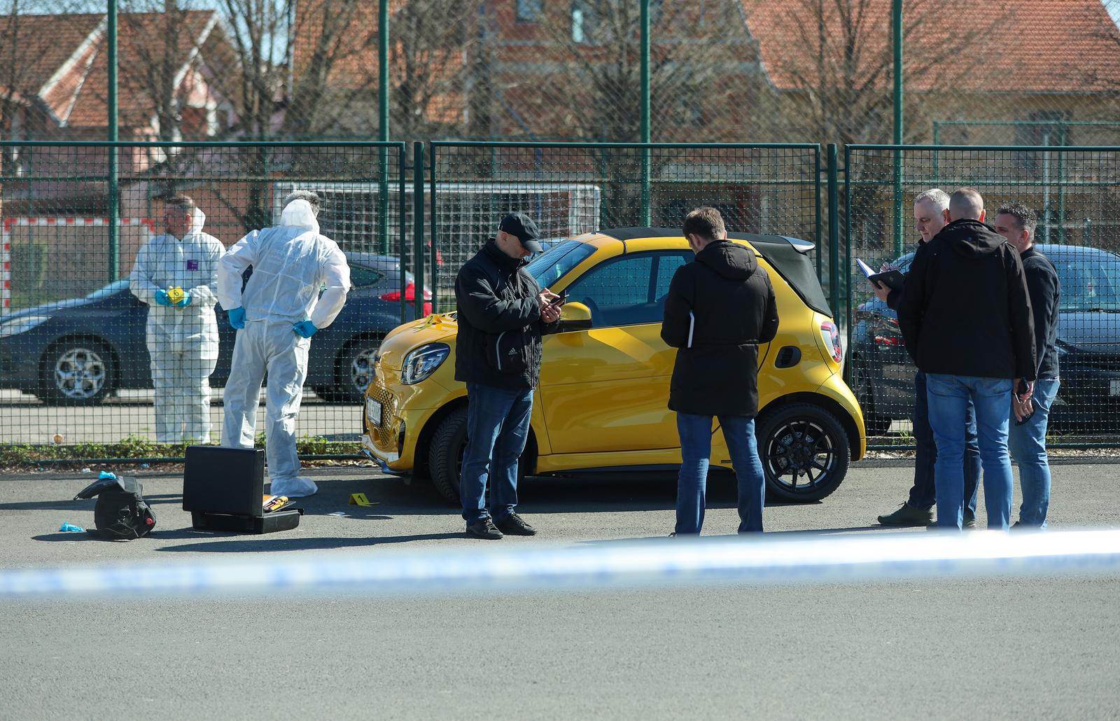 Zagreb: Policijski očevid u Dubravi gdje je jutros došlo do pucnjave Zagreb: Policijski očevid u Dubravi gdje je jutros došlo do pucnjave