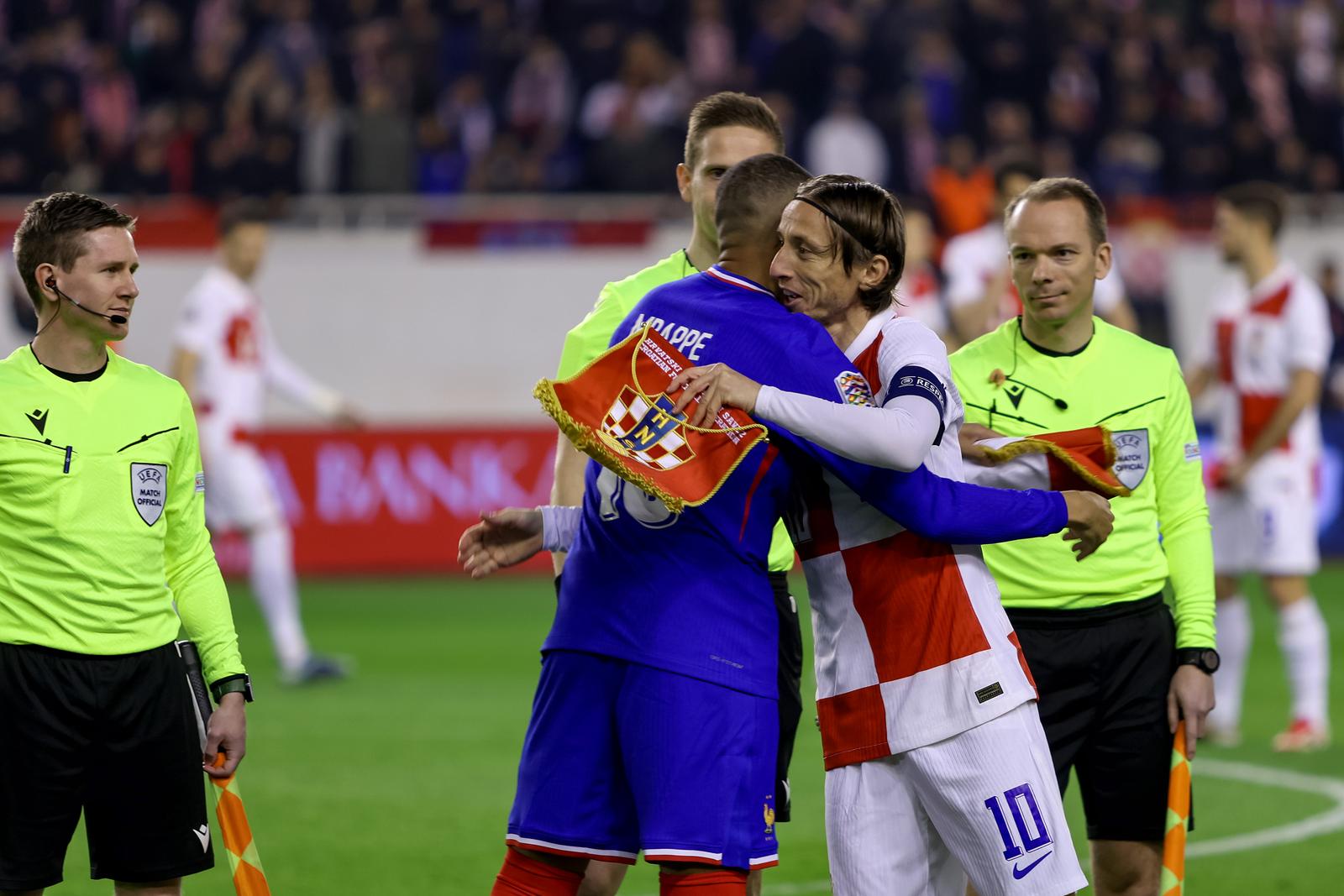 Prva utakmica četvrtfinala UEFA Lige nacija između Hrvatske i Francuske Prva utakmica četvrtfinala UEFA Lige nacija između Hrvatske i Francuske