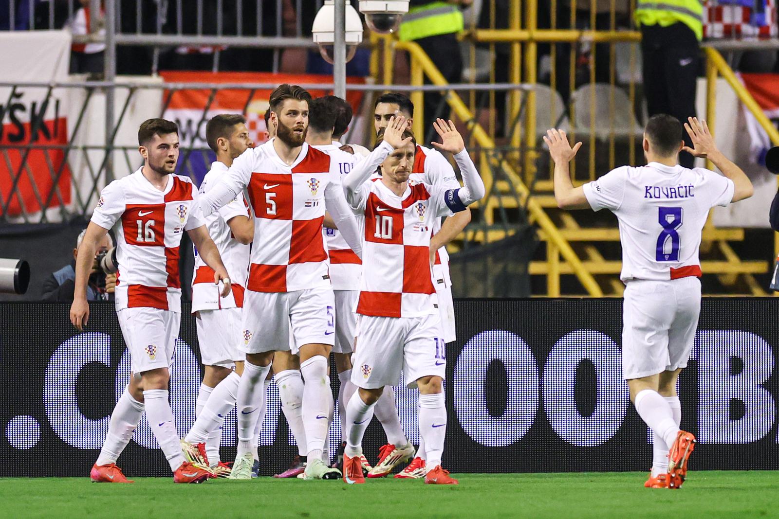 Prva utakmica četvrtfinala UEFA Lige nacija između Hrvatske i Francuske
