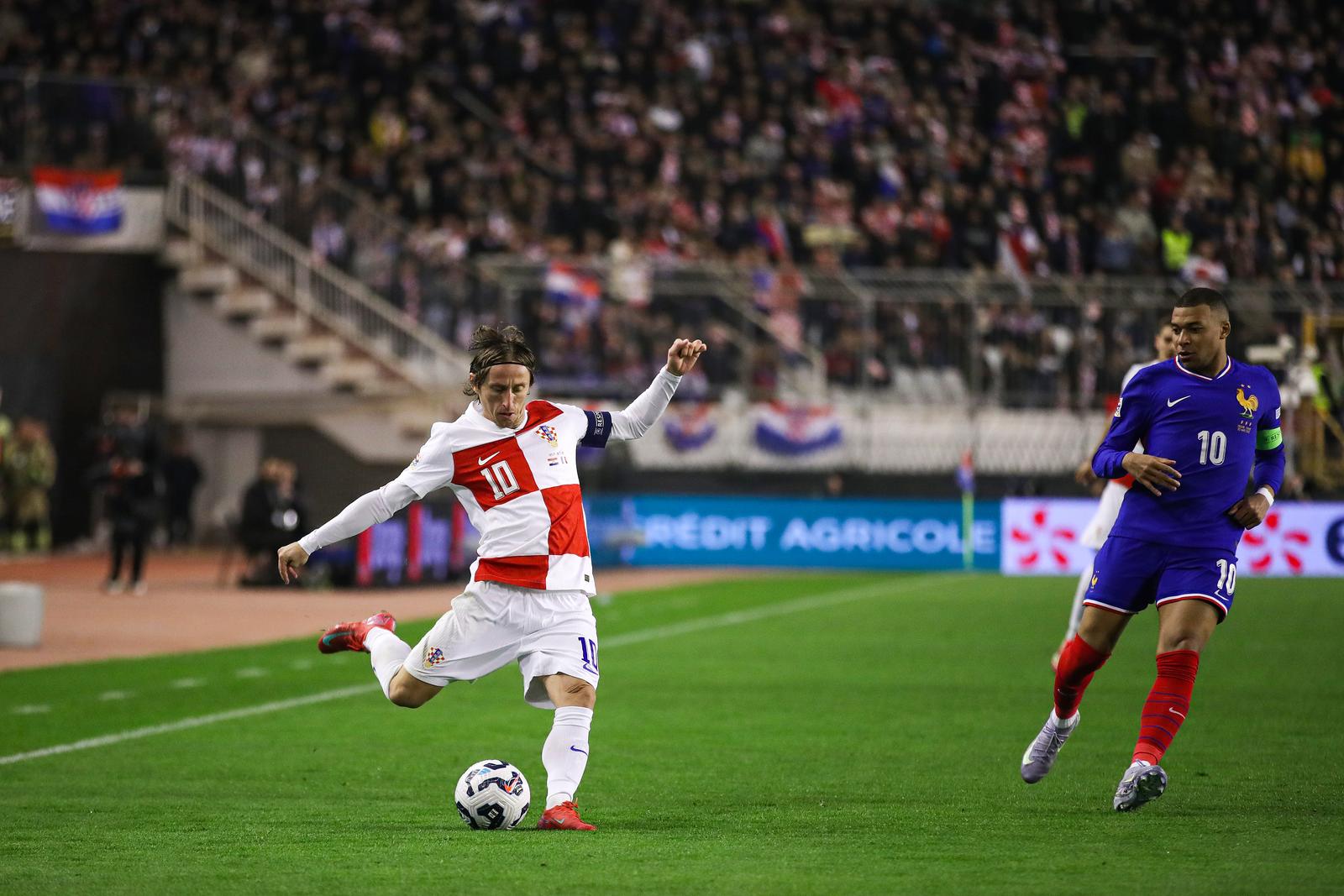 Prva utakmica četvrtfinala UEFA Lige nacija između Hrvatske i Francuske
