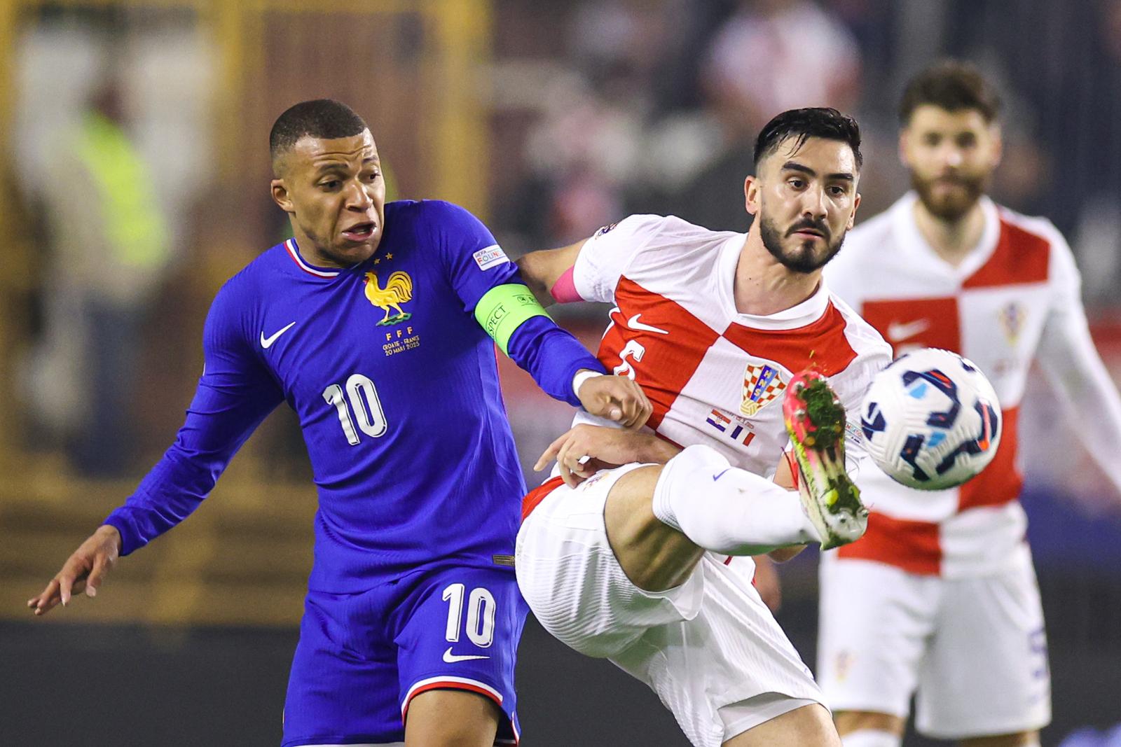 Prva utakmica četvrtfinala UEFA Lige nacija između Hrvatske i Francuske