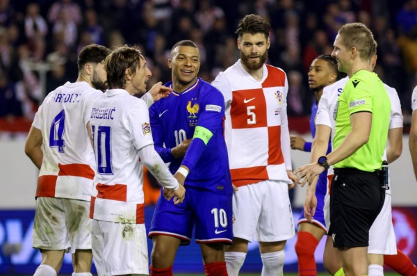 Prva utakmica četvrtfinala UEFA Lige nacija između Hrvatske i Francuske