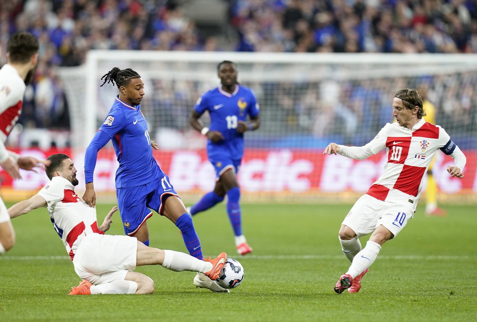 Pariz: Druga utakmica četvrtfinala UEFA Lige nacija između Francuske i Hrvatske