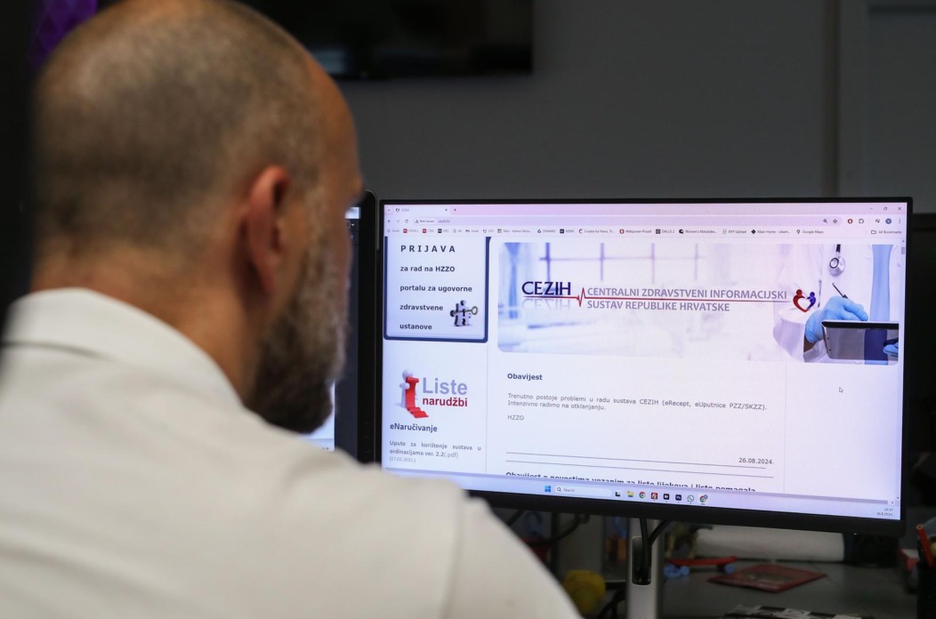 Sustav CEZIH za izdavanje eRecepata i eUputnica ponovno ima tehničke probleme Sustav CEZIH za izdavanje eRecepata i eUputnica ponovno ima tehničke probleme