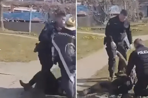policija žene vuče