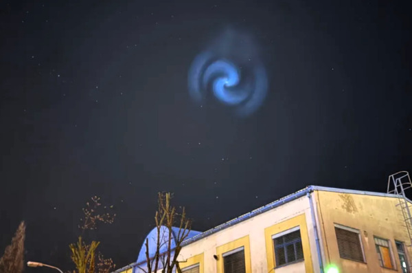 spirala nebo