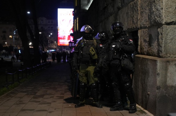 Policijske snage na ulicama Beograda