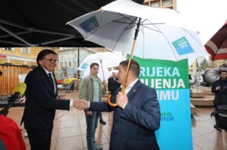 Rijeka: Denis Vukorepa, Oleg Butković i Josip Ostrogović održali konferenciju za medije Rijeka: Denis Vukorepa, Oleg Butković i Josip Ostrogović održali konferenciju za medije