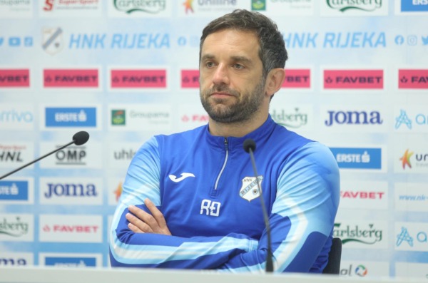 Rijeka: Trener Radomir Đalović i igrač Toni Fruk najavili utakmicu protiv Dinama