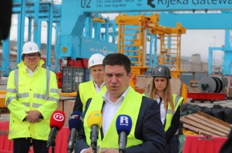 Rijeka: Oleg Butković i Denis Vukorepa u obilasku Rijeka Gatewaya Rijeka: Oleg Butković i Denis Vukorepa u obilasku Rijeka Gatewaya