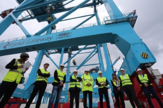 Rijeka: Oleg Butković i Denis Vukorepa u obilasku Rijeka Gatewaya Rijeka: Oleg Butković i Denis Vukorepa u obilasku Rijeka Gatewaya