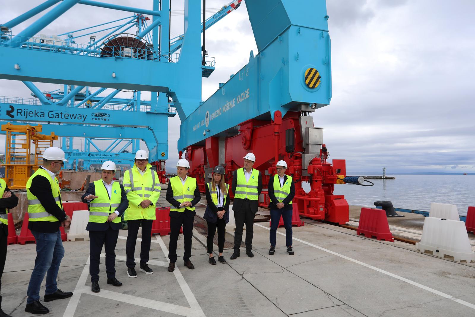 Rijeka: Oleg Butković i Denis Vukorepa u obilasku Rijeka Gatewaya Rijeka: Oleg Butković i Denis Vukorepa u obilasku Rijeka Gatewaya