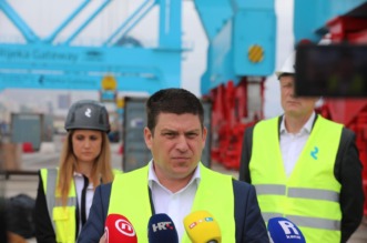 Rijeka: Oleg Butković i Denis Vukorepa u obilasku Rijeka Gatewaya Rijeka: Oleg Butković i Denis Vukorepa u obilasku Rijeka Gatewaya