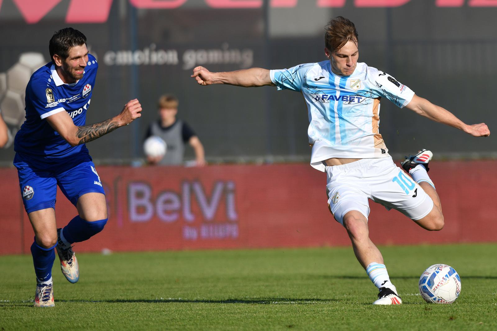 Slaven Belupo i Rijeka sastali se u prvoj utakmici finala Hrvatskog nogometnog kupa