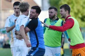 Slaven Belupo i Rijeka sastali se u prvoj utakmici finala Hrvatskog nogometnog kupa