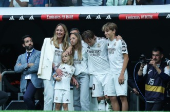 Madrid: Luka Modrić u zagrljaju svoje obitelji završio utakmicu za Real Madrid