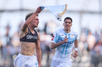 Rijeka: Toni Fruk zabija drugi gol za Rijeku u susretu sa Slaven Belupo Rijeka: Toni Fruk zabija drugi gol za Rijeku u susretu sa Slaven Belupo