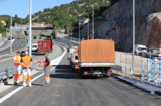 Rijeka: Premijer Plenković i ministar Butković obišli novi vijadukt na čvoru Orehovica Rijeka: Premijer Plenković i ministar Butković obišli novi vijadukt na čvoru Orehovica